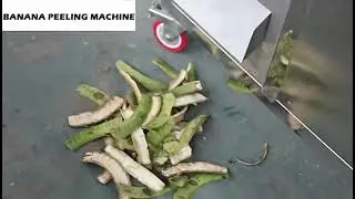 Green Banana Peeling Machine Review: Efficient and Easy Peeling! #bananapeel