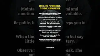 Cold Mindset: How to Use Psychological Distance to Win Control..
