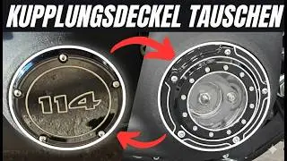 Harley Davidson Softail Kupplungsdeckel Derby cover tauschen montieren