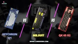 Gateron Oil King Sound Test on Keychron Q1, Mr.Suit, QK 65 R2 | Does PE Foam Make it Sound The Same?
