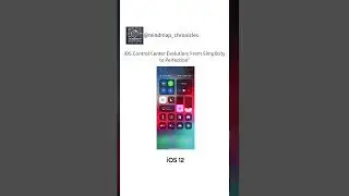 #iOS18 #AppleEvolution #ControlCenter #TechThrowback #iPhone #iOS7to18#TechRevolution #AppleFan