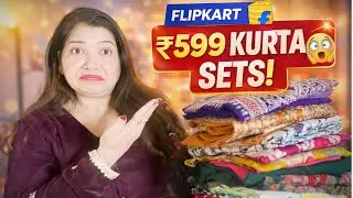 12 Flipkart Kurta Set Try On Haul Under ₹850 😱| Starts ₹299 | Honest Review #flipkart