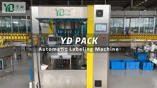 YD Pack Automatic Bottle Labeling Machine, Hot Melt Glue & Self-Adhesive Labeling Machine