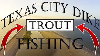 You'll NEVER Believe What I Caught at the Dike Fishing for Trout ! | Fishing Texas City Dike