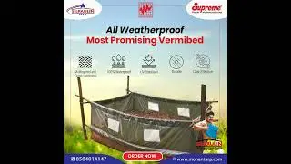Silpaulin vermibed | Multilayer vermibed | HDPE vermibed | Vermicomposting beds
