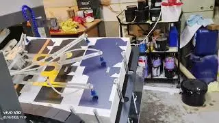 Screen printing machine automatic And foil l machine India cot manufacture