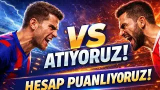Efootbal(Pes) VS atıyoruz. Hesap puanlıyoruz. Klasmanda kasıyorum.