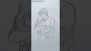 Couple Drawing Tutorial (Step-by-Step) / easy couple drawing /