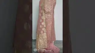 banarsi Chanderi suit.                        booking no-8604868022