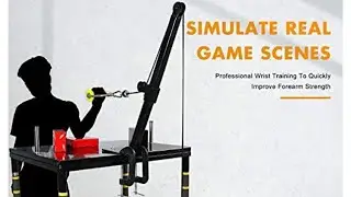 Arm wrestling table and pully system assembly.