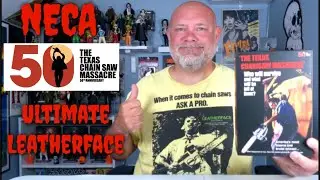 Распаковка и обзор Ultimate Leatherface NECA Texas Chainsaw Massacre к 50-летию.
