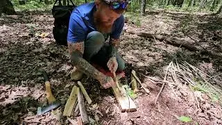 Making fire with the becker bk19 part 2. Now it's convex!