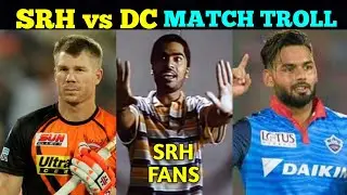 SRH vs DC troll || IPL TROLL ||  srh || dc
