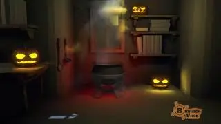 Abóbora halloween pumpkin Blender 2.67b