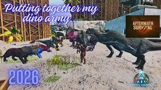 Ark Survival Ascended | Building a Dino Army From Scratch