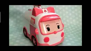 Robocar Poli Nurse Amber Car Toy Transforming Ambulance 로보카폴리 엠버 DELUXE 변신기지세트 장난감 병원놀이