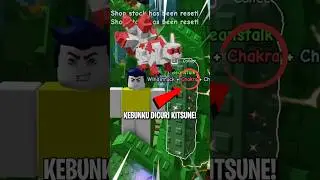 OMG Aku dapat Mutasi Chakra dari Kitsune Temen aku di Grow a Garden 😱🤑