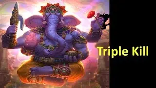 Smite Ganesha TRIPLE KILL CHALLENGE 1/1000