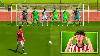 I Attempt 100 Penalty Saves With 20 Goalkeepers!