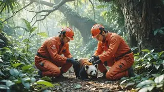 A Panda&rsquo;s Cry for Help in the Amazon | What Happened Next Will Melt Your Heart #animalrescue #panda 