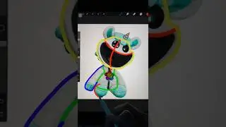 Drawing CraftyCorn Plushie from Poppy Playtime! 🦄✏️