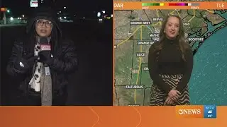 LIVE: Faith Colbert reports driving conditions in Corpus Christi