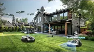 Robot Tondeuse SANS FIL SUNSEEKER X7 - avec IA (Intelligence Artificielle)
