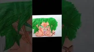 My Drawing of Broly &ndash; The Legendary Super Saiyan Unleashed! 💥💚 #animebattle #broly