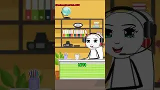 Veronika vs  the boss 👀😂  #funny #manager #employeefirst #animation #corporate