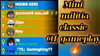Mini militia classic CTF gameplay 🔥 #minimilitia #minimilitiaclassic  #gameplay 