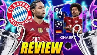 BEST RM IN FIFA MOBILE 22! 94 UCL GNABRY REVIEW! 94 GNABRY REVIEW! UCL QUARTER0FINAL GNABRY REVIEW!
