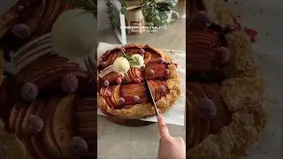Cranberry Apple Galette #cranberries #galette #viral #shortsfeed #baking #channelpages #ytshorts #yt
