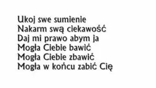 Agnieszka Chylińska - winna (tekst)