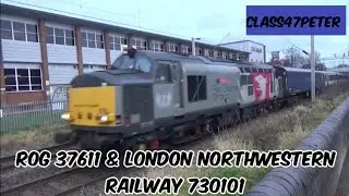 ROG 37611 'Pegasus' Drags London NorthWestern Railway 730101 Through Portobello, 5Q65