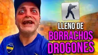 CS 1.6 LLENO DE BORRACHOS Y DROGONES