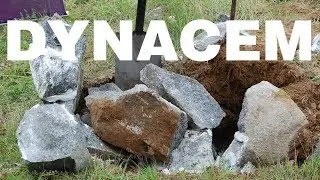Steine sprengen, Steine spalten mit dem Quellsprengstoff Dynacem - 37 Sekunden