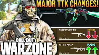 WARZONE: Huge TTK CHANGES Revealed! (Meta Changing)