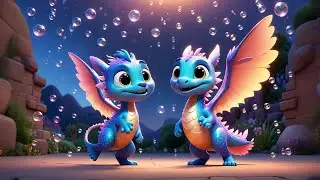 Five Tiny Dragons Breathe Bubble Fire | Exciting and Educational Song for Kids | Nursery Rhymes