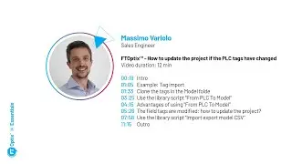 FT Optix Essentials - How to update the project if the PLC tags have changed