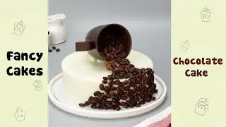 Birthday Cake with Coffee Seed Decorating #shorts