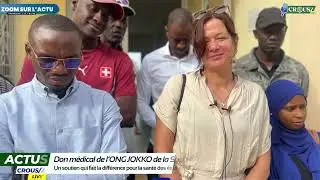Don de matériel médical : l’ONG JOKKO aux côtés du CROUS de Ziguinchor