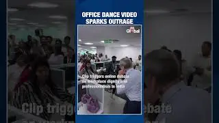 Viral Video Shows Indian Staff Dancing for Foreign Client, Sparks Debate | #shorts