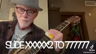Play Slide Guitar “Amazing Grace” Tutorial Very Easy Beginners Lesson Dale Anderson/The Delta Jets