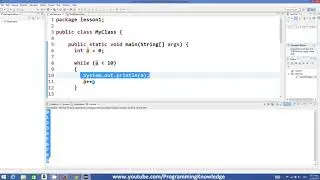 Java Tutorial For Beginners 11   The while Statements while Loops