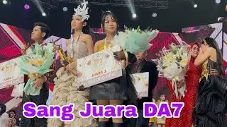 Konser Kemenangan DA7 Juara 1 Tasya _Juara 2 Valen _Juara 3 April Siapa Nih Yang Bakal Banyak Jobnya