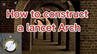 How to draw lancet arch