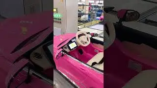 Maybach S650 pink color with mp4 #car #toys #kidscar