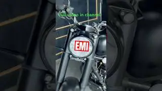 EMI details Classic 350 Stealth black #classic350 #loan #emi #automobile