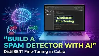 Build an Email Spam Detector | DistilBERT Fine-Tuning Tutorial in Google Colab (Step-by-Step)