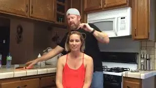 Husband Styles Hair Challenge - The Blue Channel